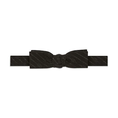 GUCCI Silk Bow Tie Black Fashion Accessory 742247-4GAF1-1000