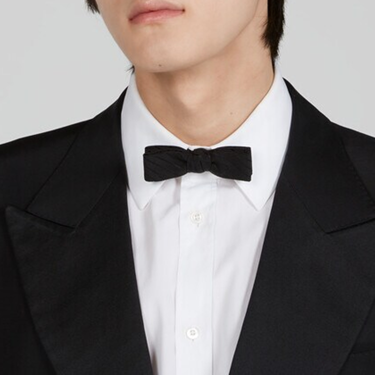 GUCCI Silk Bow Tie Black  Fashion Accessory 742247-4GAF1-1000 圖 3