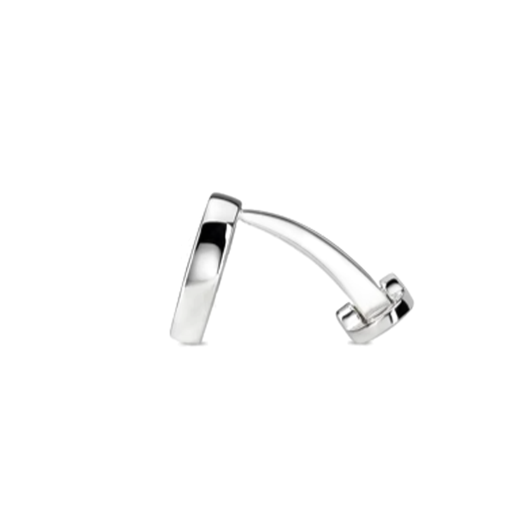 GUCCI Silver 925 Unisex Cufflinks Minimalist Design Silver Color. 798542J8400 圖 4