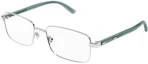 Buy Kacamata Optik GUCCI Silver Unisex dengan Gagang Logo Cetak. GG1586O