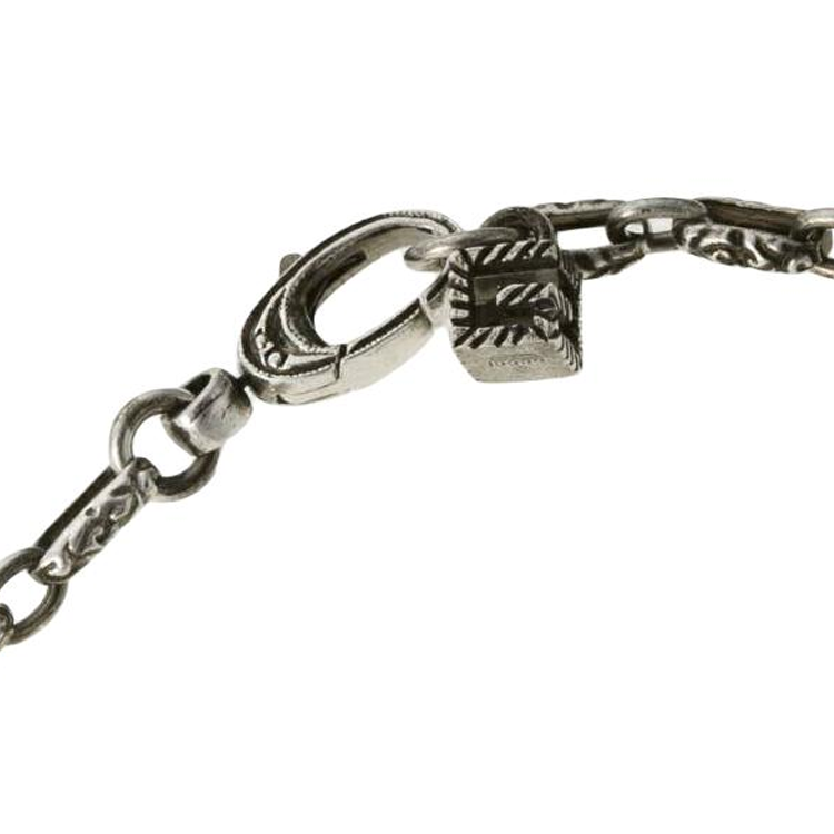 GUCCI Silver Necklace Unisex with Solid Design & Synthetic Crystal. 550926J74528113 圖 4