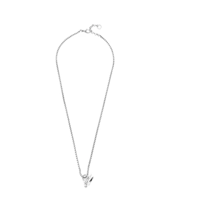 GUCCI Silver Rabbit Head Necklace - Sweater Chain Accessory. 524076-J8400-0811