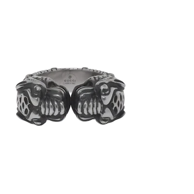 GUCCI Silver Ring for Men - Minimalist Design in Silver. YBC498531001