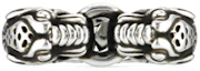 Buy Anillo GUCCI Cabeza de Tigre Plata 925 Unisex para Parejas. 627282-J8400-0701