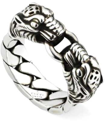 Anillo GUCCI Cabeza de Tigre Plata 925 Unisex para Parejas. 627282-J8400-0701 Lookbook Anillo GUCCI Cabeza de Tigre Plata 925 Unisex para Parejas. 627282-J8400-0701