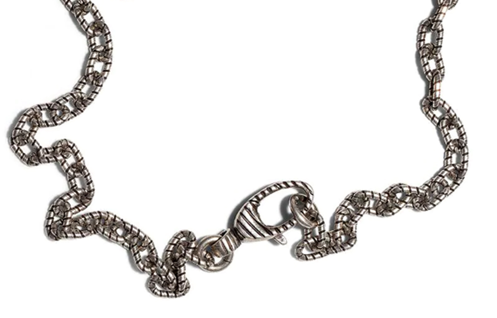 Details for 구찌 심플 편안한 925 실버 목걸이 유니섹스 커플 디자인. 455535/455307-J8400-0811