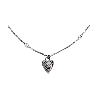 GUCCI Simple Stylish 925 Silver Necklace Unisex Couple Design BQ927471837