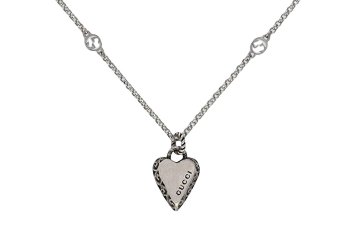 GUCCI Simple Stylish 925 Silver Necklace Unisex Couple Design BQ927471837 圖 2