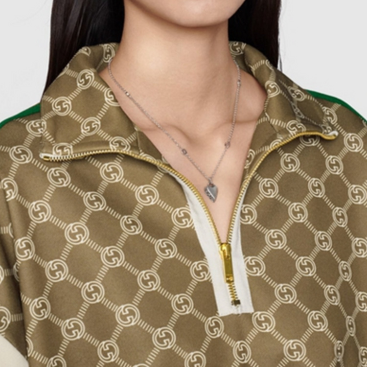 GUCCI Simple Stylish 925 Silver Necklace Unisex Couple Design BQ927471837 圖 4