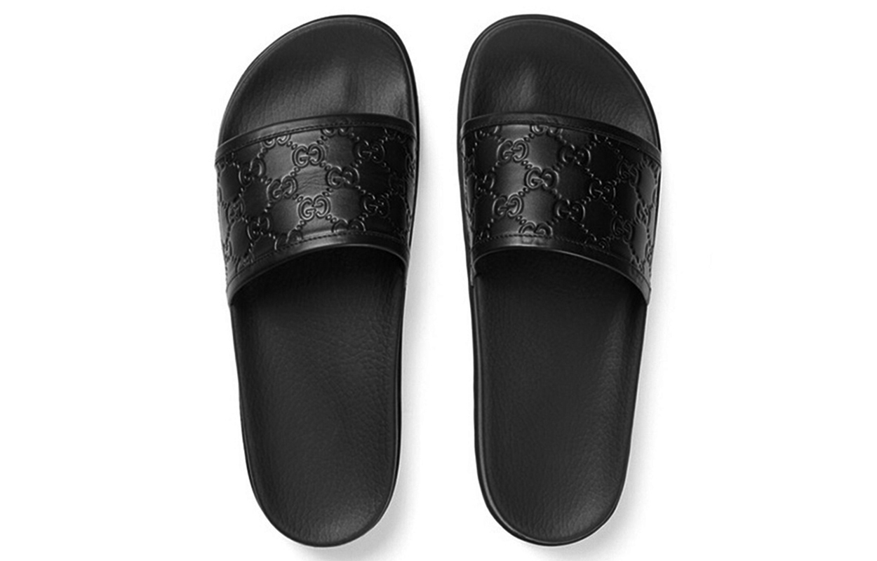 Lookbook Gucci Selipar 'Fesyen Hitam' 431070-WD20-1000