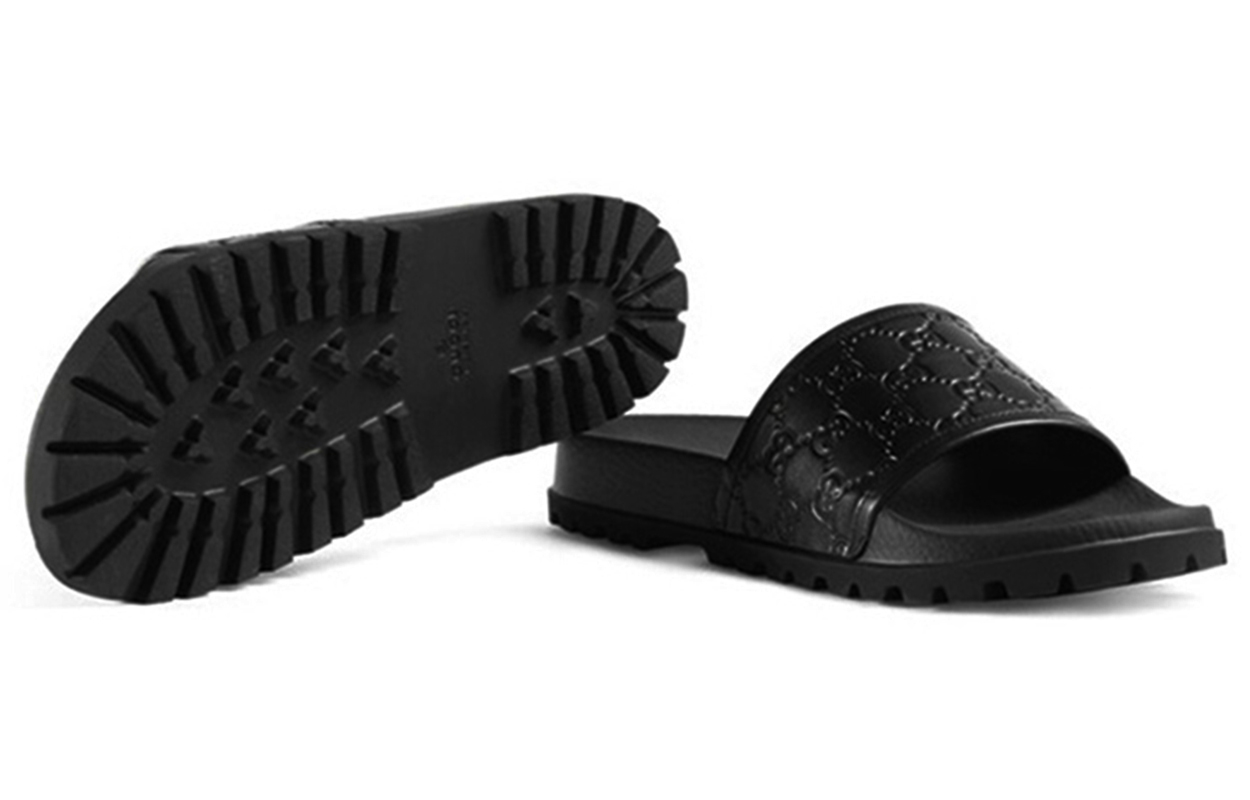 Purchase Gucci Selipar 'Fesyen Hitam' 431070-WD20-1000