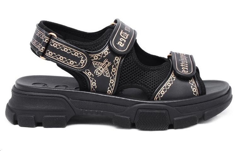 Order Gucci Selipar 'Black Print' 546060-DIR30-1072