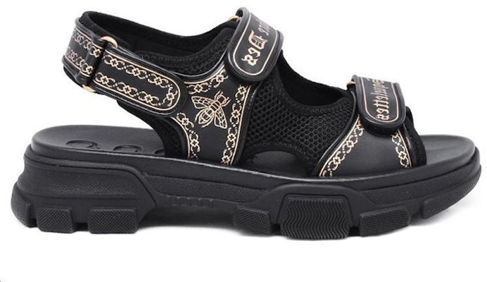 Gucci Selipar 'Black Print' 546060-DIR30-1072 Order Gucci Selipar 'Black Print' 546060-DIR30-1072