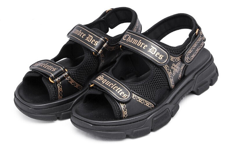 Lookbook Gucci Selipar 'Black Print' 546060-DIR30-1072