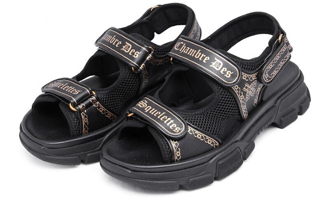 Gucci Selipar 'Black Print' 546060-DIR30-1072 Lookbook Gucci Selipar 'Black Print' 546060-DIR30-1072