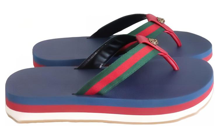 Gucci Slide 'Blue Tiger Head' 圖 2