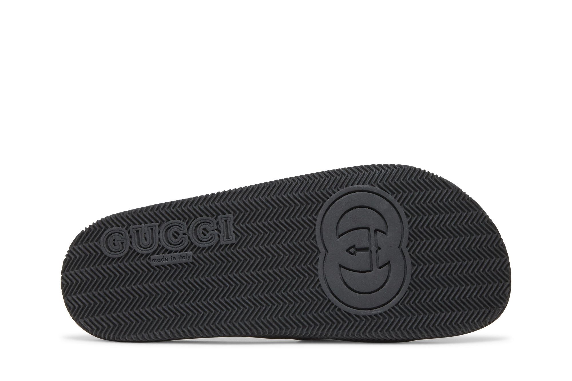 Purchase GUCCI 古馳 露趾一字 時尚涼拖 男款 黑紅