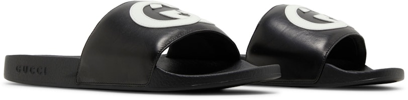 Gucci 黑色互扣式G拖鞋 644756-0R0F0-1071 Cheap Gucci 黑色互扣式G拖鞋 644756-0R0F0-1071