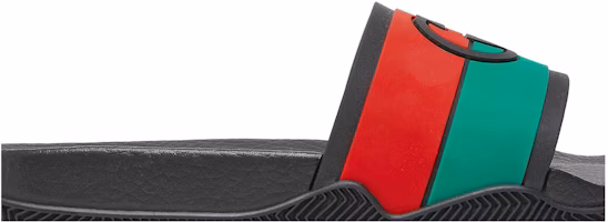 Selipar Gucci 'Interlocking G - Hitam Merah Hijau' 655265-JFA00-8815 Order Selipar Gucci 'Interlocking G - Hitam Merah Hijau' 655265-JFA00-8815