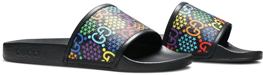 GUCCI古馳 皮革 一字套穿 簡約舒適 時尚涼拖 黑色 Cheap GUCCI古馳 皮革 一字套穿 簡約舒適 時尚涼拖 黑色