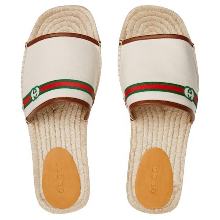 Lookbook グッチ スライド『ホワイトファッション』645105-F6LZ0-9099 645105-F6LZ0-9099