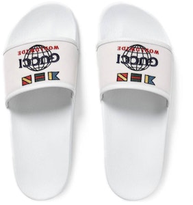 Gucci 拖鞋'环球旗帜-白色' 599143-9PYX0-9061 Lookbook Gucci 拖鞋'环球旗帜-白色' 599143-9PYX0-9061