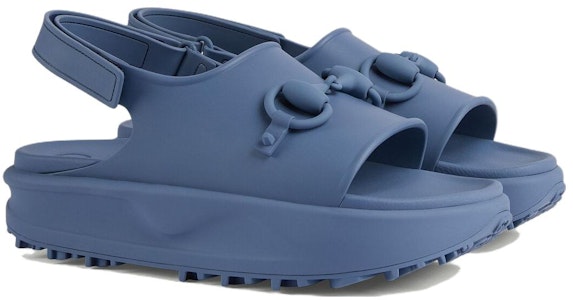 Sandal Platform Gucci Interlocking G Biru 747752-JAAC9-4246 Lookbook Sandal Platform Gucci Interlocking G Biru 747752-JAAC9-4246