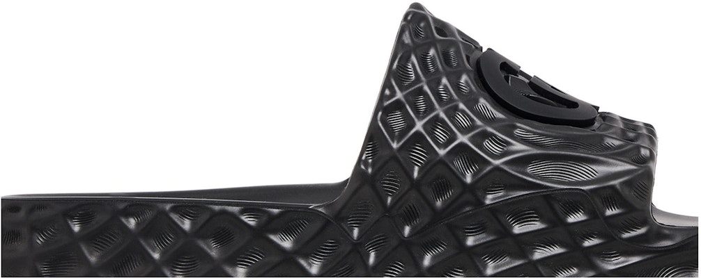 Gucci Slide Sandal 'Interlocking G - Black Water Ripples' 770801-J8710-1000 Order Gucci Slide Sandal 'Interlocking G - Black Water Ripples' 770801-J8710-1000