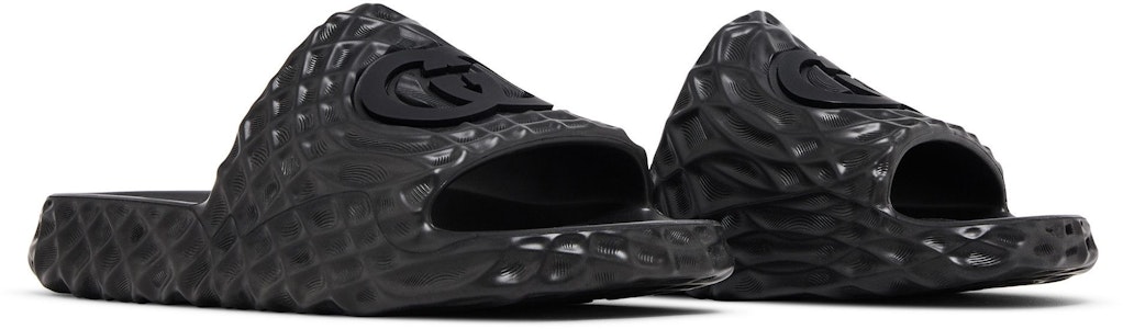 Sandal Gucci 'Interlocking G - Riak Air Hitam' 770801-J8710-1000 Cheap Sandal Gucci 'Interlocking G - Riak Air Hitam' 770801-J8710-1000