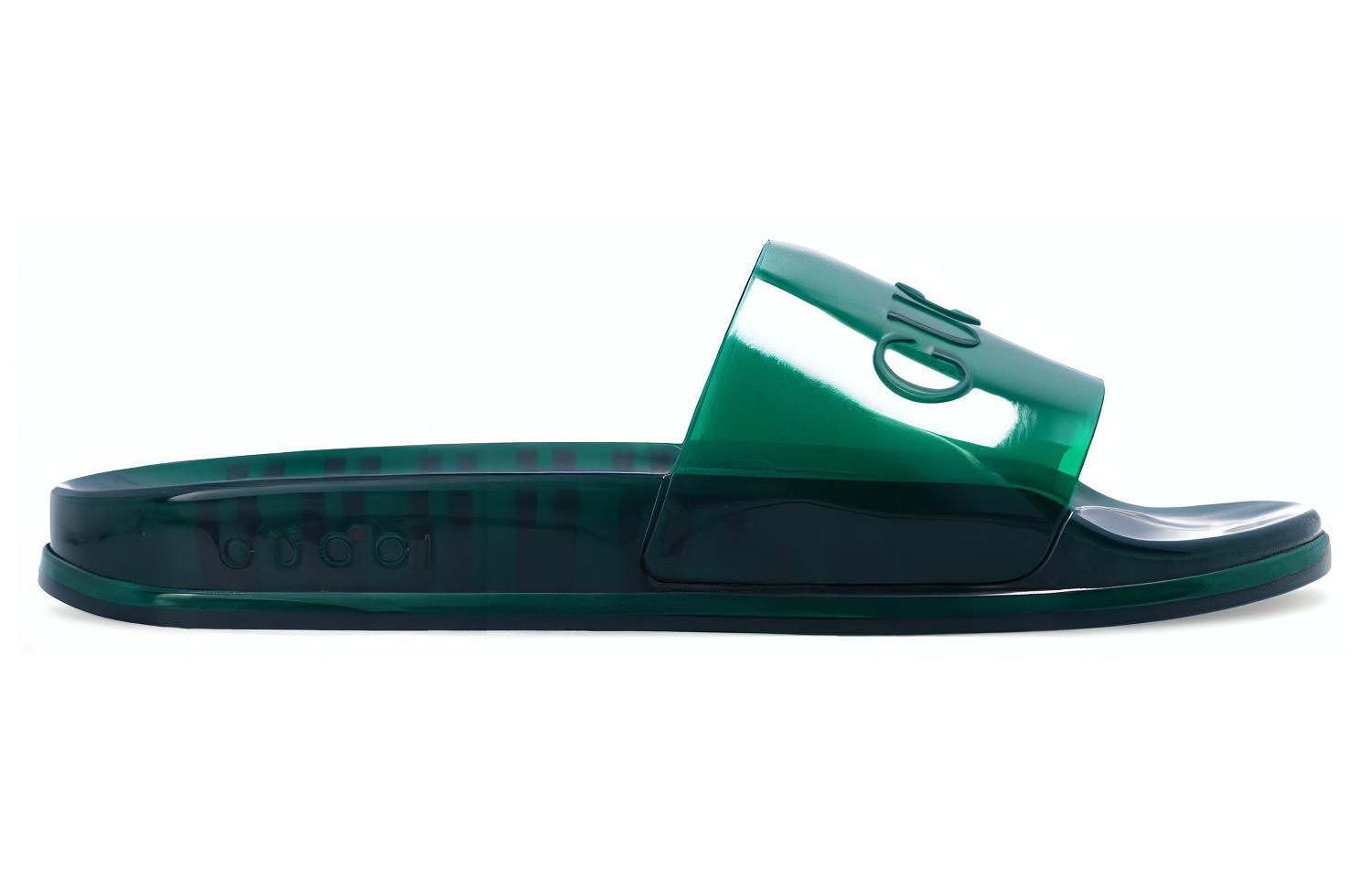 Order Gucci Slide Sandale ''Transparent Grün'' 674163-J8700-8727