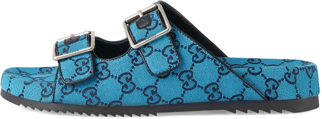 Gucci Slide Sandal Strap 'Light Blue Monogram' 663654-9SFV0-4276 Buy Gucci Slide Sandal Strap 'Light Blue Monogram' 663654-9SFV0-4276