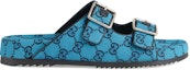 Order Sandal Gucci Geser 'Light Blue Monogram' 663654-9SFV0-4276