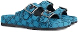 Lookbook Sandal Gucci Geser 'Light Blue Monogram' 663654-9SFV0-4276