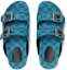 Shop Gucci Slide Sandale Riemen ''Hellblau Monogramm'' 663654-9SFV0-4276