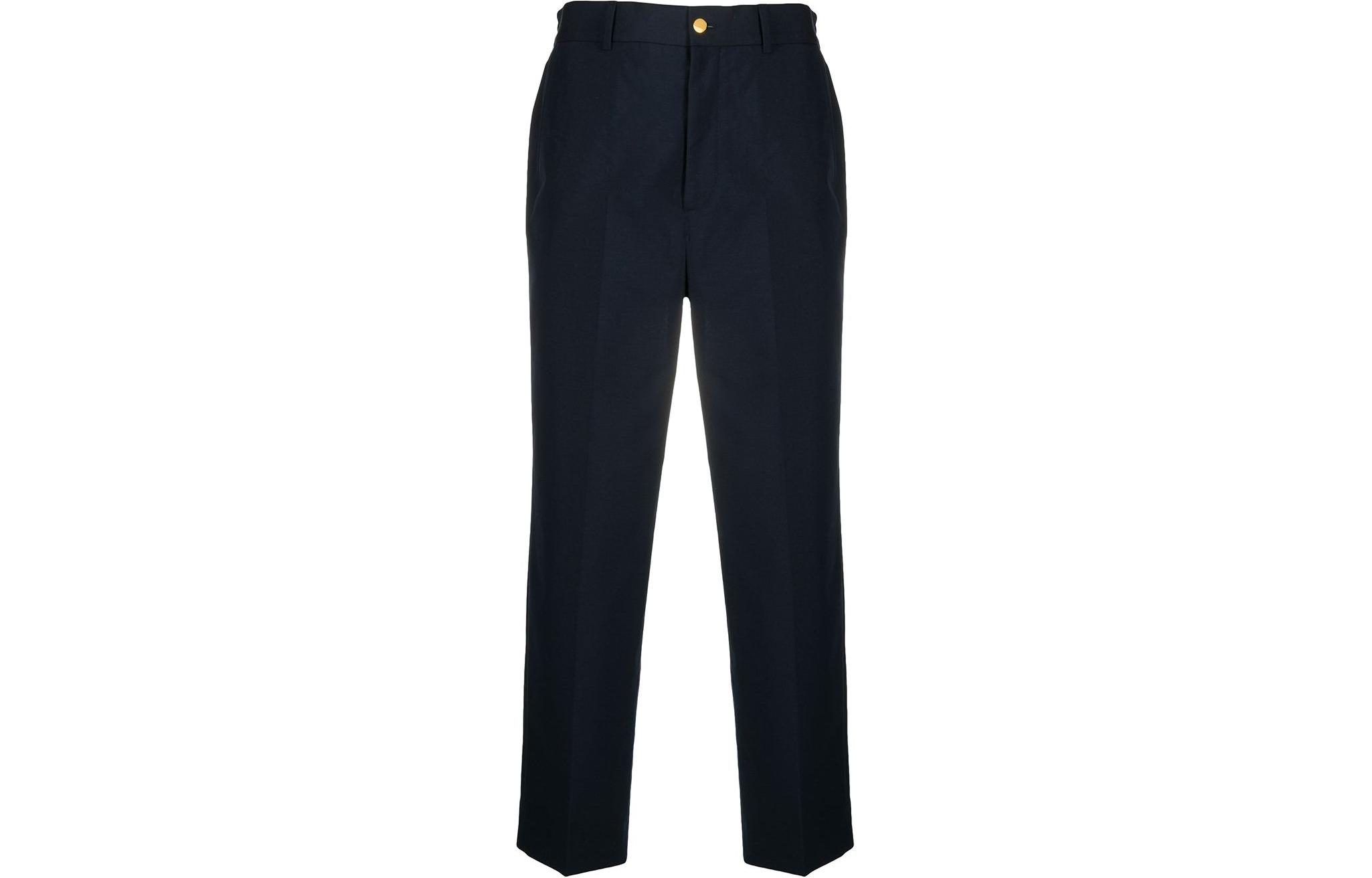 Gucci Slim Fit Black Zipper Straight Casual Pants 630426-ZAC3K-4240