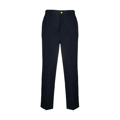 Gucci Slim Fit Black Zipper Straight Casual Pants 630426-ZAC3K-4240
