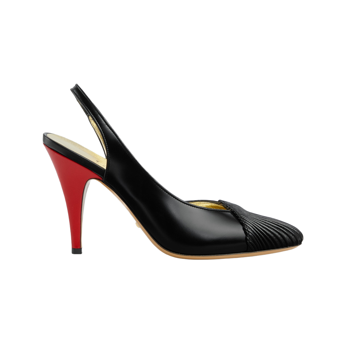 Gucci Slingback Pump 'Black Pleats' 740058AAB161289