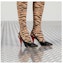 Shop Gucci Slingback Pump 'Hitam Pleats' 740058AAB161289
