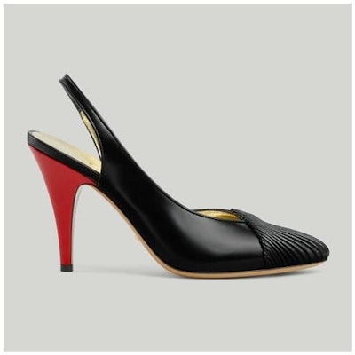 Gucci Bailarina 'Pliegues Negros' 740058AAB161289 Details for Gucci Bailarina 'Pliegues Negros' 740058AAB161289