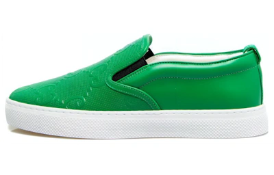 Gucci Slip-On 'GG Embossed - Green'
