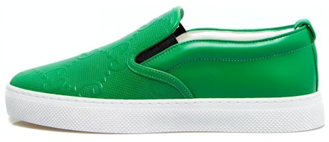 Gucci Slip-On 'GG Embossed - Green' 407364-1XK20-3776 Gucci Slip-On 'GG Embossed - Green' 407364-1XK20-3776