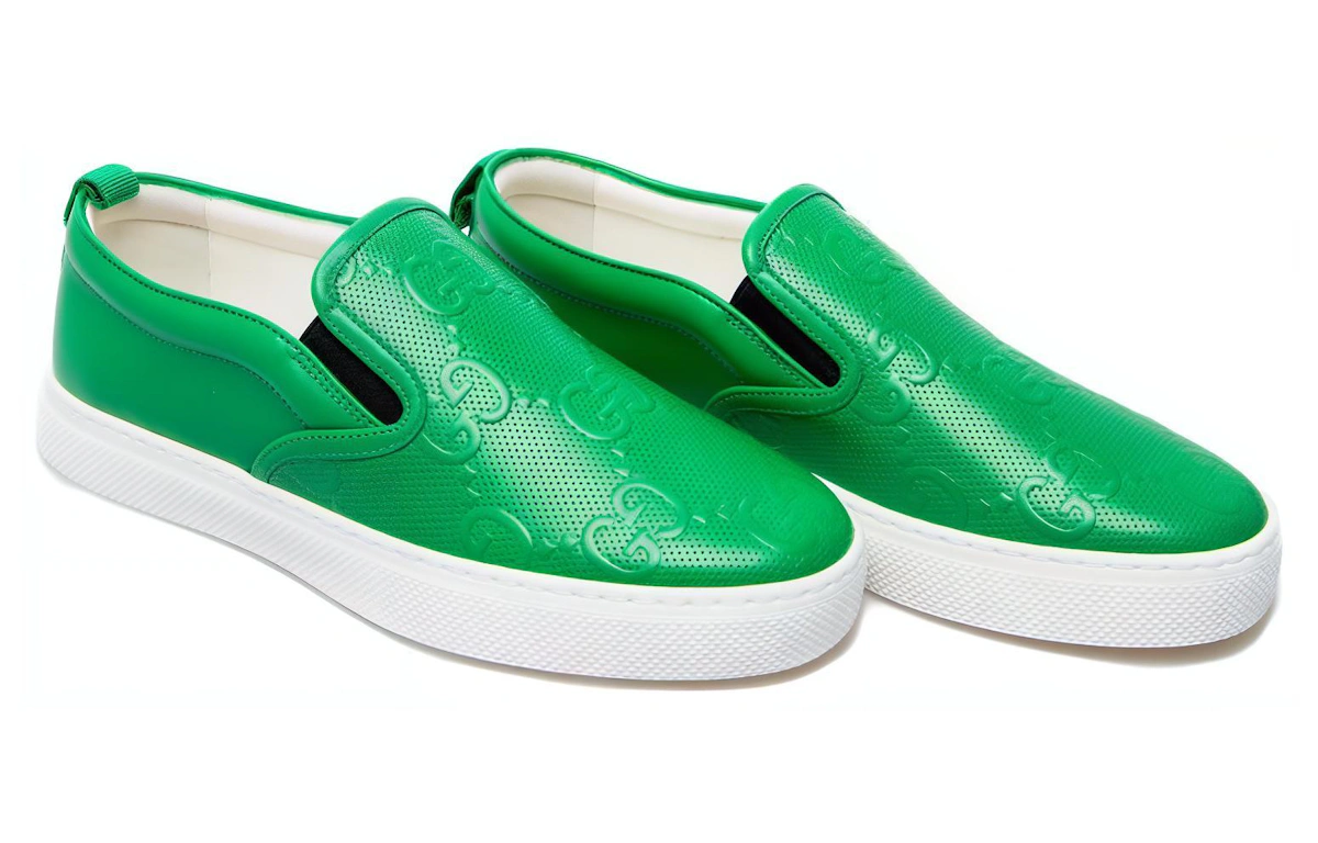 Gucci Slip-On 'GG Embossed - Green'