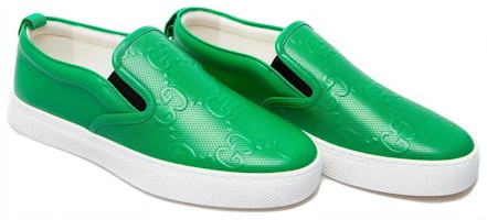 Gucci Slip-On 'GG Embossed - Hijau' 407364-1XK20-3776 Order Gucci Slip-On 'GG Embossed - Hijau' 407364-1XK20-3776