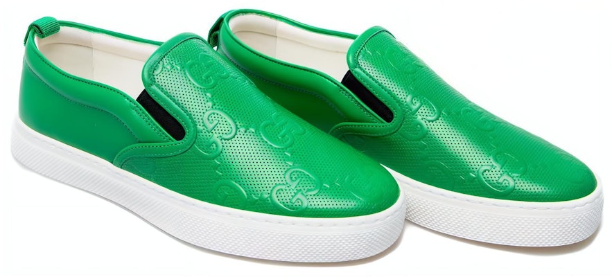 Gucci Slip-On 'GG Grabado - Verde' 407364-1XK20-3776 Order Gucci Slip-On 'GG Grabado - Verde' 407364-1XK20-3776