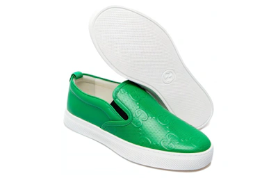 Gucci Slip-On 'GG Embossed - Green'