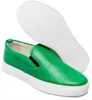 Gucci Slip-On 'GG Embossed - Hijau' 407364-1XK20-3776 Shop Gucci Slip-On 'GG Embossed - Hijau' 407364-1XK20-3776