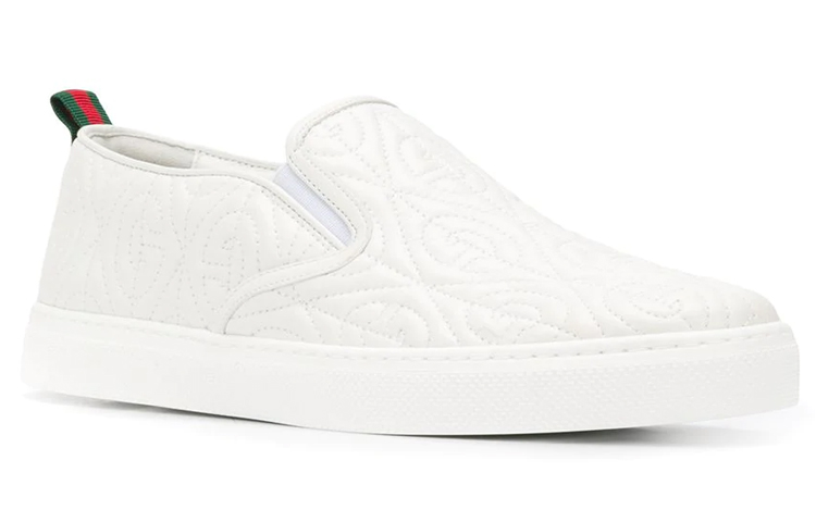 Lookbook グッチ スリップオン '菱形 - ホワイト' 598868-0R0B0-9062 598868-0R0B0-9062