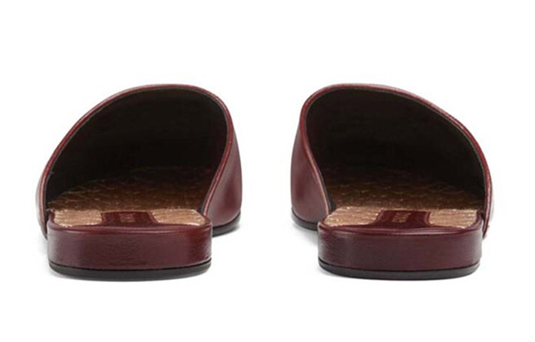 Gucci Slip-On Flat 'Burgundy' 圖 3