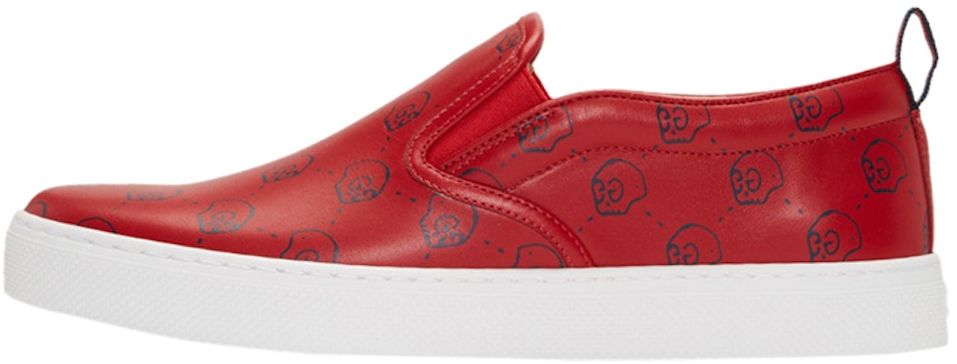 Gucci Slip-On Hantu Tengkorak 'Merah' 407364-DW410-8990 Buy Gucci Slip-On Hantu Tengkorak 'Merah' 407364-DW410-8990