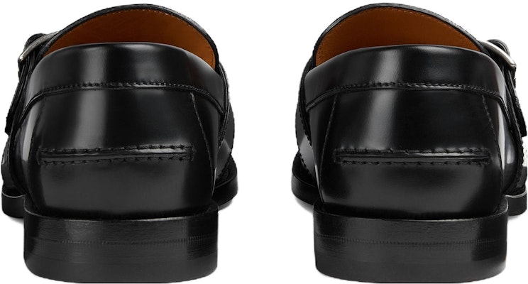 Loafer Berbuckle Gucci 'GG Monogram - Hitam' 762312-17X30-1000 Purchase Loafer Berbuckle Gucci 'GG Monogram - Hitam' 762312-17X30-1000